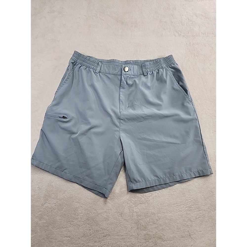 Pinkbomb Men's Golf  6 Pockets Stretch Quik Dry Hiking Work Dress Shorts Xl Gray